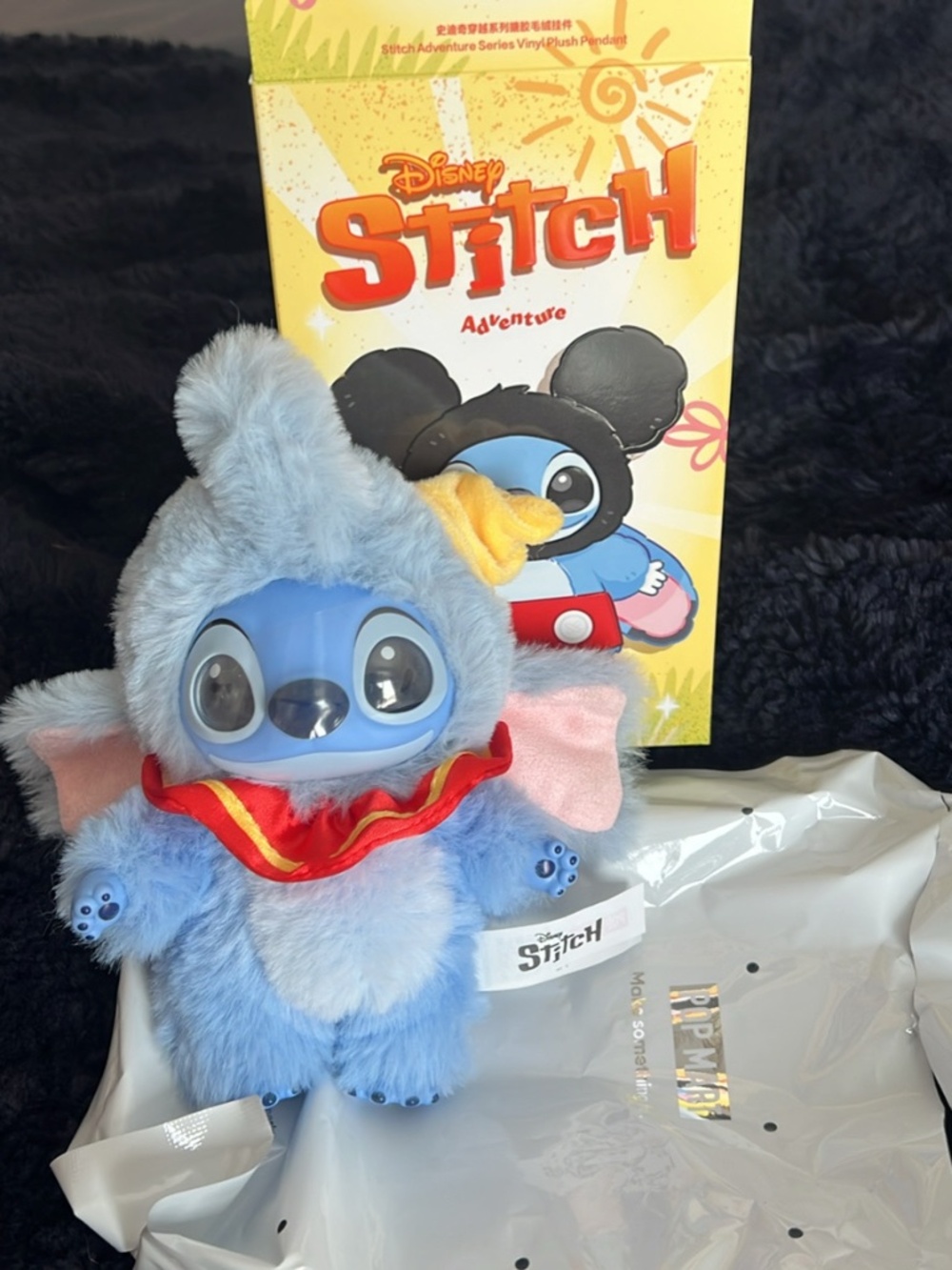 Disney Stitch Pop Mart Figure (Dumbo Version) – New (Opened Box)